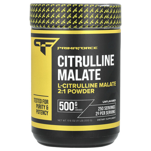 Primaforce Citrulline Malate, Unflavored, 1.1 lb (500 g)