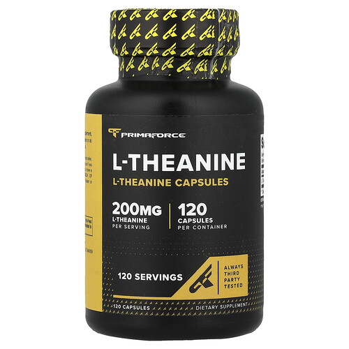 Primaforce, L-Theanine, 200 mg, 120 Capsules