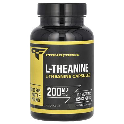 Product Image for Primaforce, L-Theanine, 200 mg, 120 Capsules