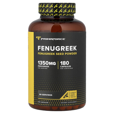 Product Image for Primaforce, Fenugreek, 180 Capsules (675 mg per Capsule)