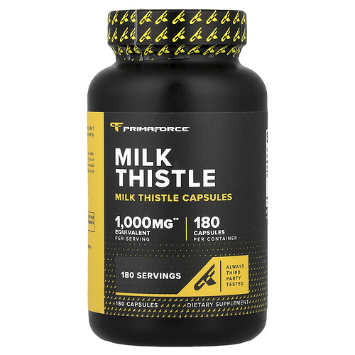 Primaforce, Milk Thistle, 180 Capsules (250 mg per Capsule)