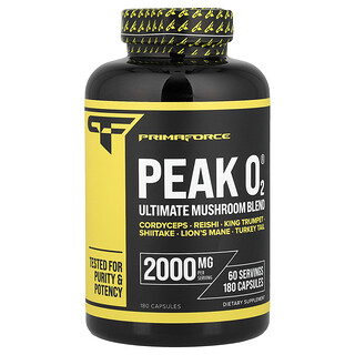 Primaforce, Peak O2®, Ultimate Mushroom Blend, 180 Capsules