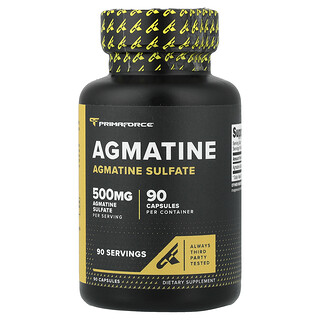 Primaforce, Sulfato de agmatina, 500 mg, 90 cápsulas