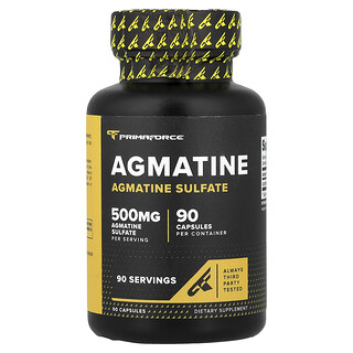 Primaforce, Agmatine Sulfate, 500 mg, 90 Capsules