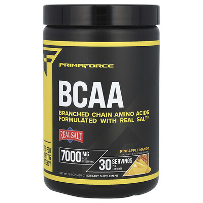 Primaforce  BCAA  Pineapple Mango  16.1 oz (450 g)
