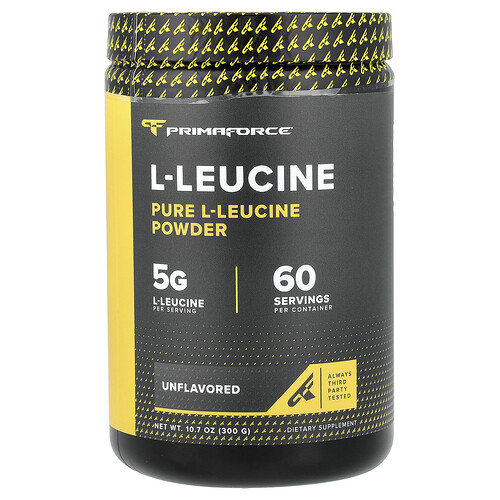 Primaforce, L-Leucine, Unflavored, 10.7 oz (300 g)