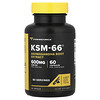 KSM-66® Ashwagandha-rodekstrakt, 60 kapsler