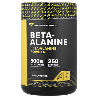 Primaforce, Beta-Alanine Powder, Unflavored, 17.9 oz (500 g)