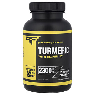 Primaforce, Kurkuma s Bioperine®, 120 kapsúl