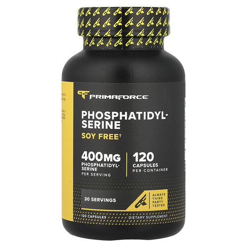 Primaforce, Fosfatidilserina, 120 cápsulas (100 mg por cápsula)