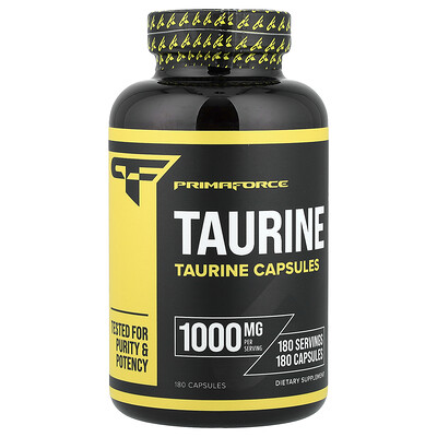 Product Image for Primaforce, Taurine, 1,000 mg, 180 Capsules