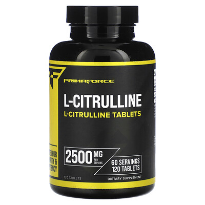 

Primaforce, L-Citrulline, 2,500 mg, 120 Tablets