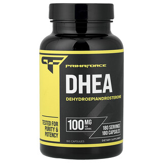 Primaforce, DHEA, 100 mg, 180 Cápsulas