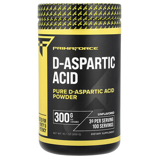Primaforce, Pudră de acid D-aspartic, fără aromă, 300 g