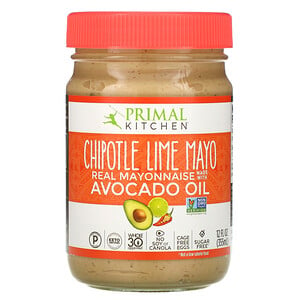 Отзывы о Примал Китчэн, Chipotle Lime Mayonnaise with Avocado Oil, 12 fl oz (355 ml)