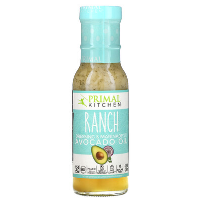 Primal Kitchen Ranch Dressing & Marinade Made with Avocado Oil, 8 fl oz (236 ml)