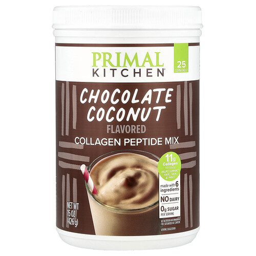 Primal Kitchen, Kollagen-Peptid-Mischung, Schokolade-Kokosnuss, 426 g (15 oz)