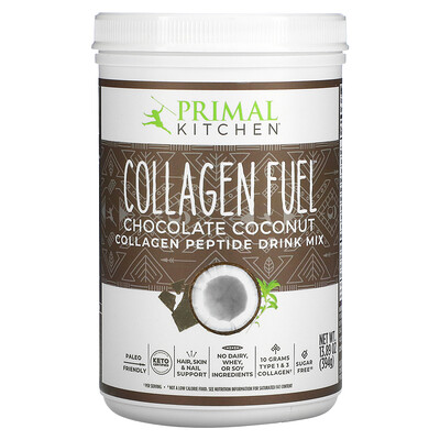 Primal Kitchen Collagen Fuel, шоколад и кокос, 394 г (13,89 унции)