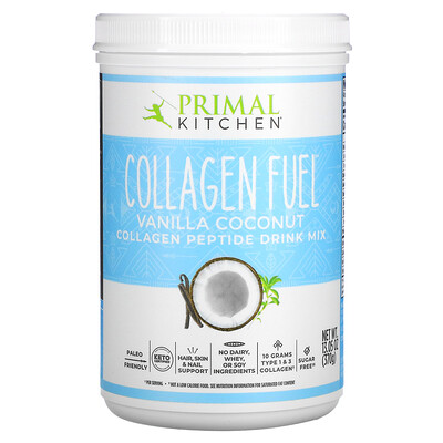 Primal Kitchen Collagen Fuel, ваниль и кокос, 370 г (13,05 унции)