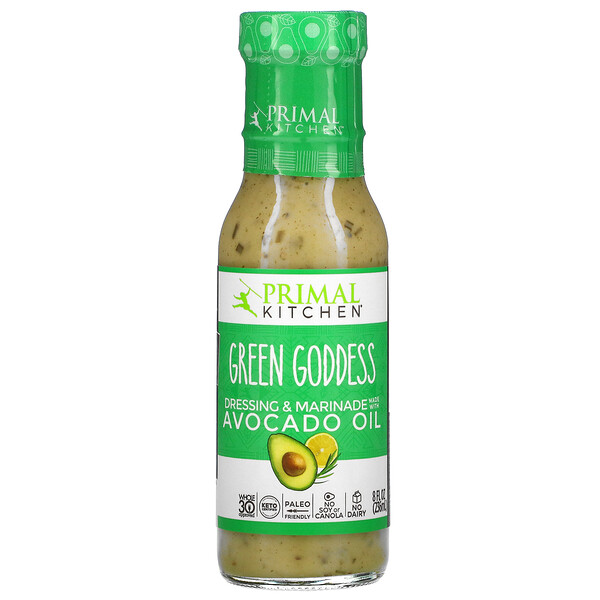 Green Goddess Dressing & Marinade Made with Avocado Oil, 8 fl oz (236 ml)