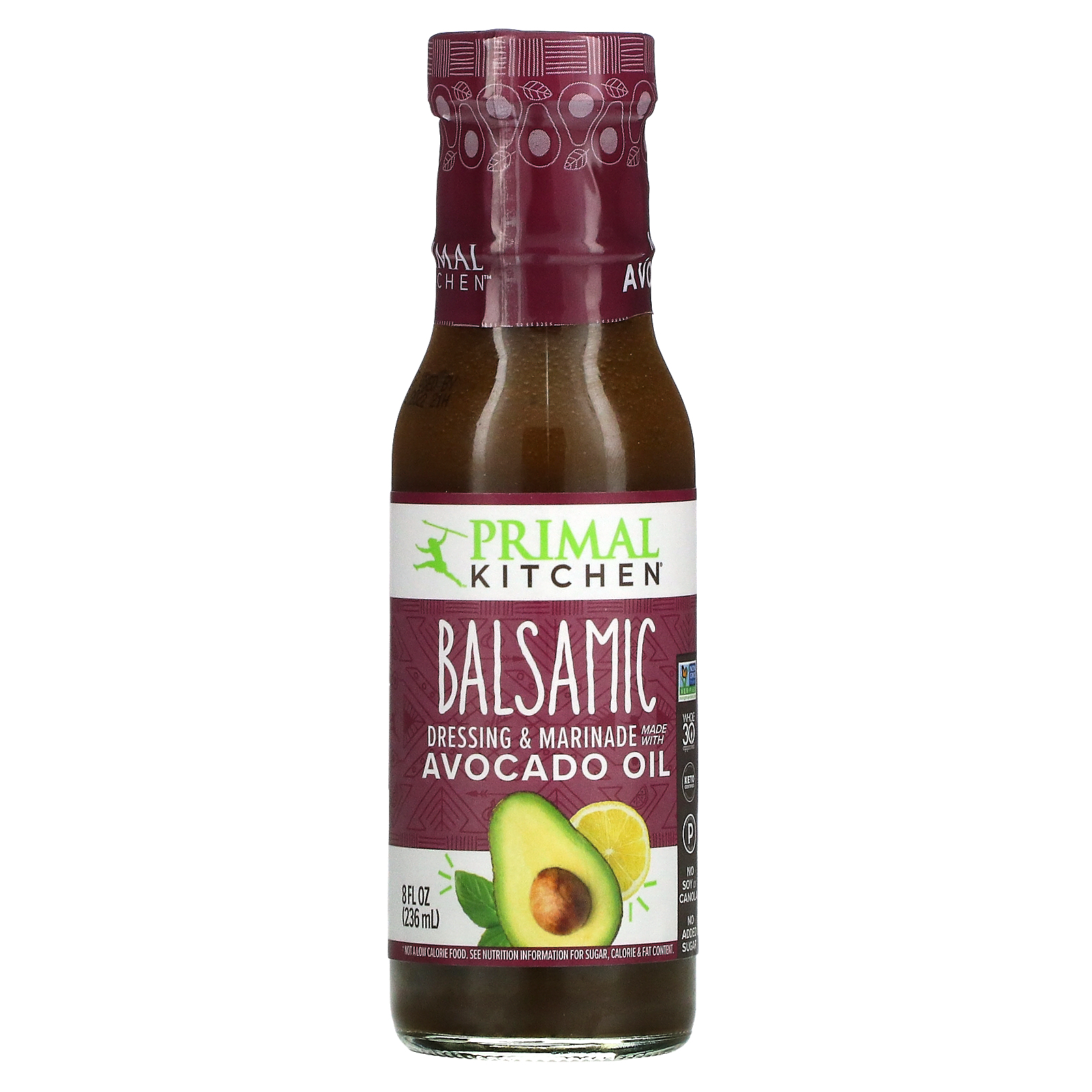 Primal Kitchen, Dressing & Marinade Made with Avocado Oil, Balsamic, 8 ...