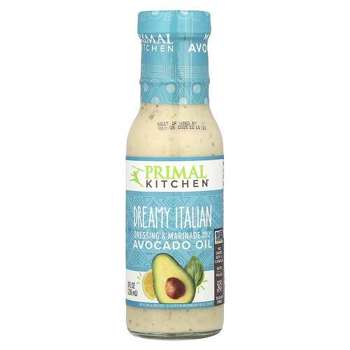Primal Kitchen, Dressing & Marinade Made With Avocado Oil, Dreamy Italian, 8 fl oz (236 ml)