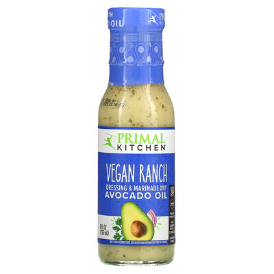 Primal Kitchen Веганский соус и маринад с маслом авокадо, 236 мл (8 жидк. Унций)