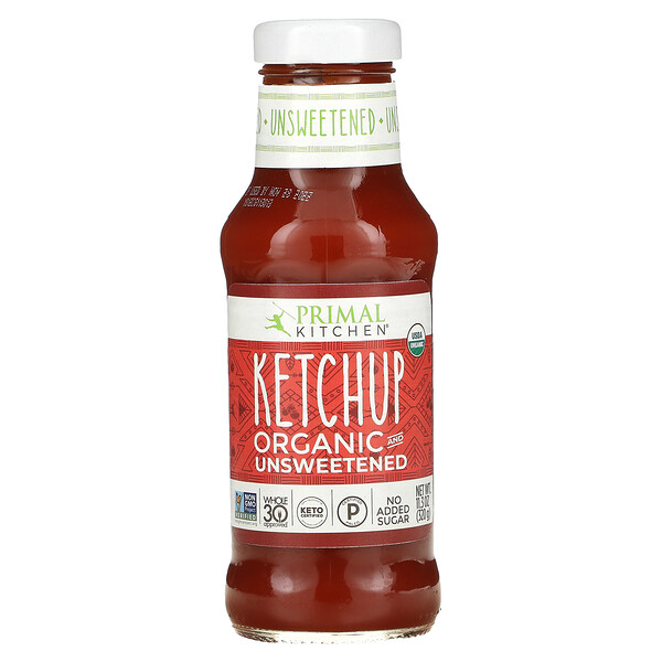 Organic Ketchup, Unsweetened, 11.3 oz (320 g)