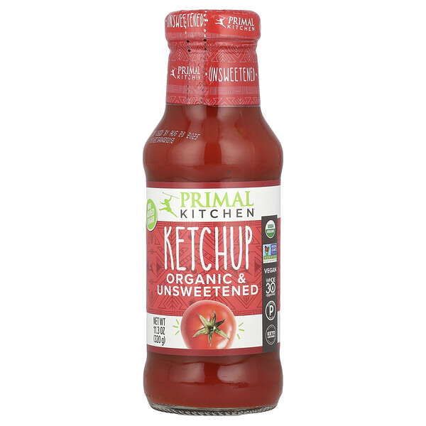 Primal Kitchen Organic Ketchup, Unsweetened, 11.3 oz (320 g)