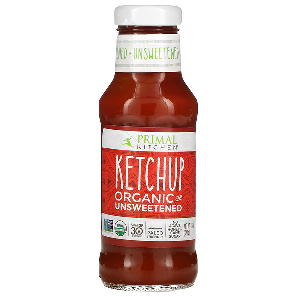 Primal Kitchen‏, Organic Ketchup, Unsweetened, 11.3 oz (320 g)