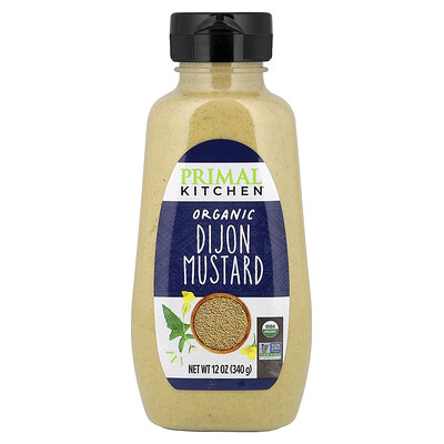 Primal Kitchen, Organic Dijon Mustard, 12 oz (340 g)