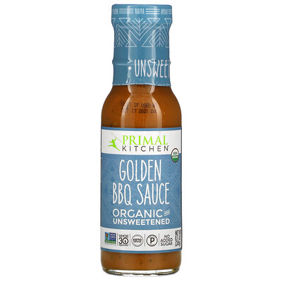 Купить Primal Kitchen Organic Golden BBQ Sauce, Unsweetened, 8.5 oz (241 g)