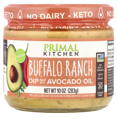 Primal Kitchen  Buffalo Ranch Dip  Medium  10 oz (283 g)