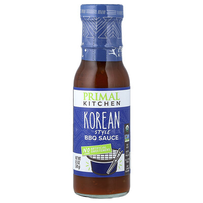 Product Image for Primal Kitchen, Korean Style BBQ Sauce, 8.5 oz (241 g)