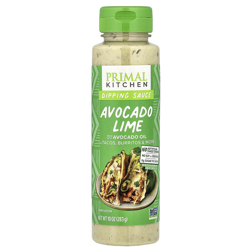 Primal Kitchen, Dipping Sauce Made With Avocado Oil, Avocado Lime, 10 oz (283 g)