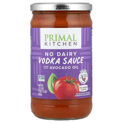 Product Image for Primal Kitchen, No Dairy Vodka Sauce Made With Avocado Oil, 23.5 oz (667 g)