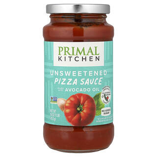 Primal Kitchen, Salsa para pizza elaborada con aceite de aguacate, Sin endulzar, 453 g (16 oz)