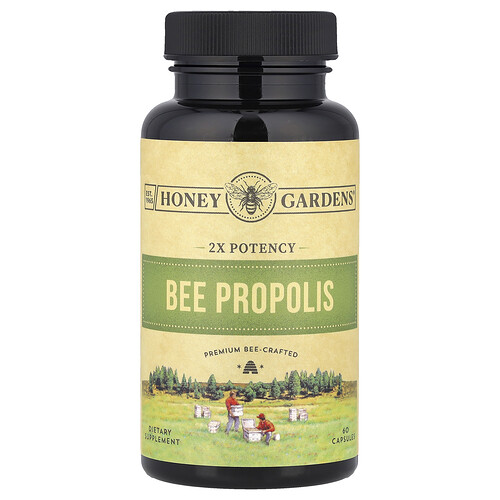 Zand Bee Propolis, 2x Potency, 60 Capsules (400 mg per Capsule)