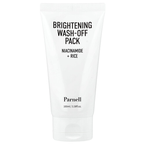 Parnell, Niacinamide Rice Brightening Wash Off Pack, aufhellende Wash-Off-Packung mit Niacinamid-Reis, 100 ml (3,38 fl. oz.)