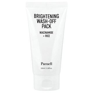 Parnell, Niacinamide Rice Brightening Wash Off Pack, 3.38 fl oz (100 ml)