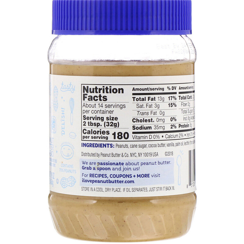 Peanut Butter & Co., Peanut Butter Spread, White Chocolate Wonderful