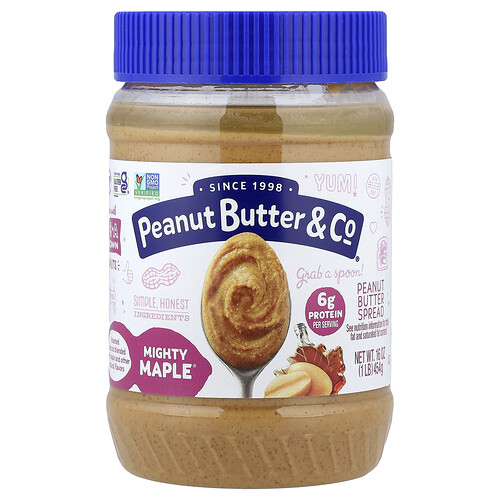 Peanut Butter & Co. Peanut Butter Spread, Mighty Maple®, 16 oz (454 g)