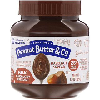 Peanut Butter & Co., Tartinade aux noisettes, Noisette au lait chocolaté, 369 g (13 oz)