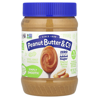 Peanut Butter & Co., Crema spalmabile al burro di arachidi, semplicemente liscia, 454 g