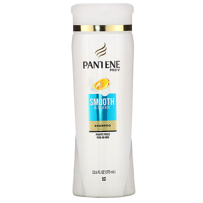 Pantene Pro-V, Smooth & Sleek Shampoo, 12.6 fl oz (375 ml)