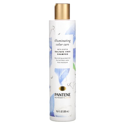 Купить Pantene Illuminating Color Care, шампунь без сульфатов с биотином, 285 мл (9, 6 жидк. Унции)