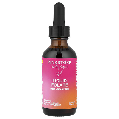 Product Image for Pink Stork, Liquid Folate, 2 fl oz (60 ml)