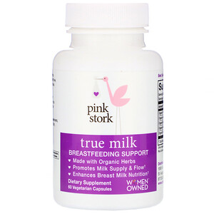 Отзывы о Pink Stork, True Milk, Breastfeeding Support, 60 Vegetarian Capsules