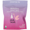Fertility, органический чай для зачатия, сладкая мята, без кофеина, 15 биоразлагаемых саше