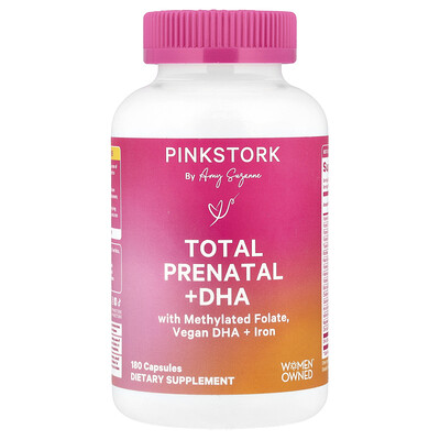 Product Image for Pink Stork, Total Prenatal + DHA, 180 Capsules